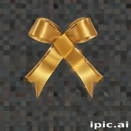 gold ribbon png