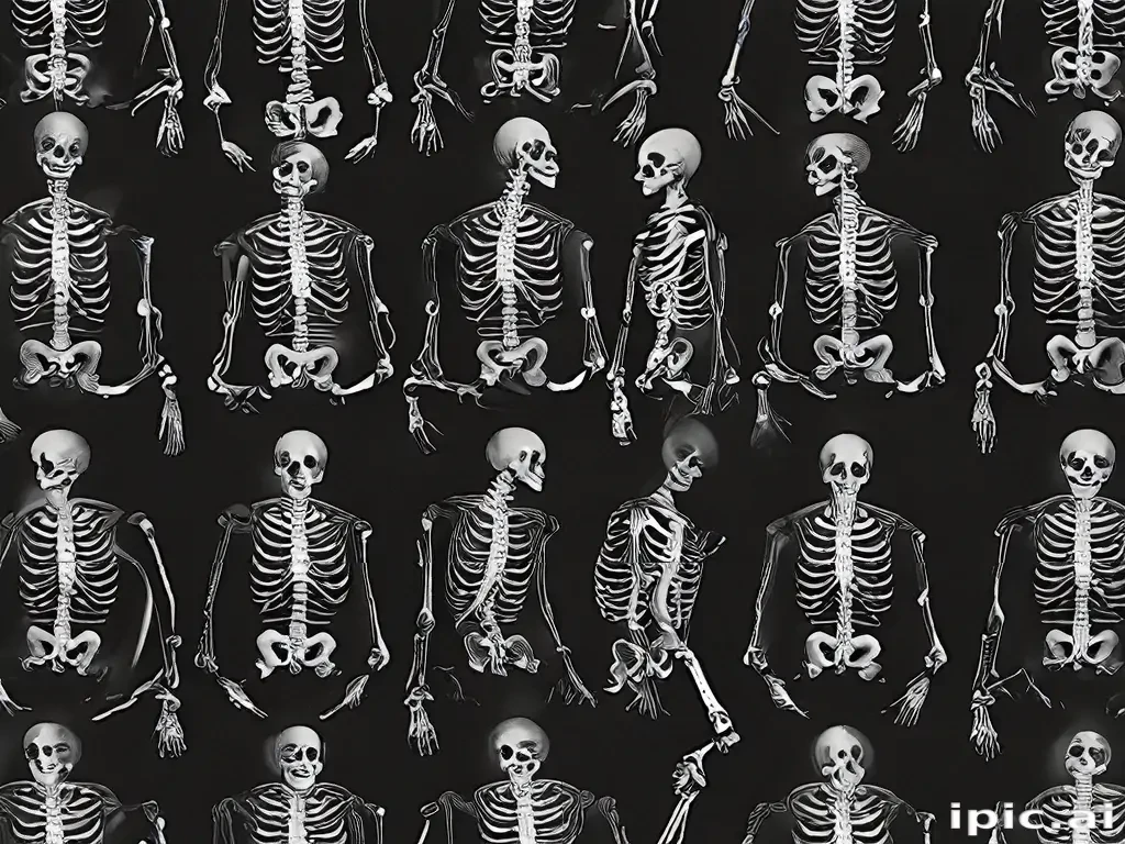 skeleton background
