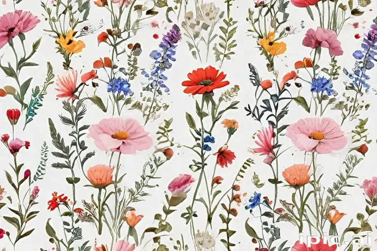 wildflowers transparent background
