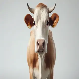 transparent cow