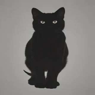 cat silhouette png