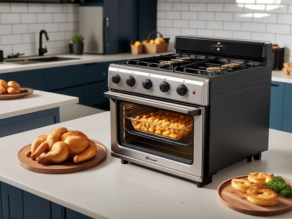 gas oven with air fryer