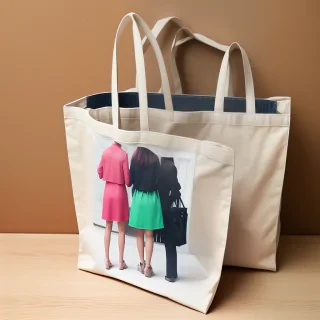 mock up tote bag
