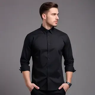 black mockup shirt