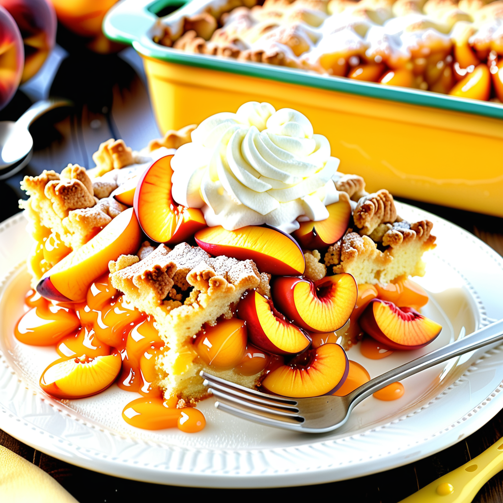 peach cobbler using yellow cake mix
