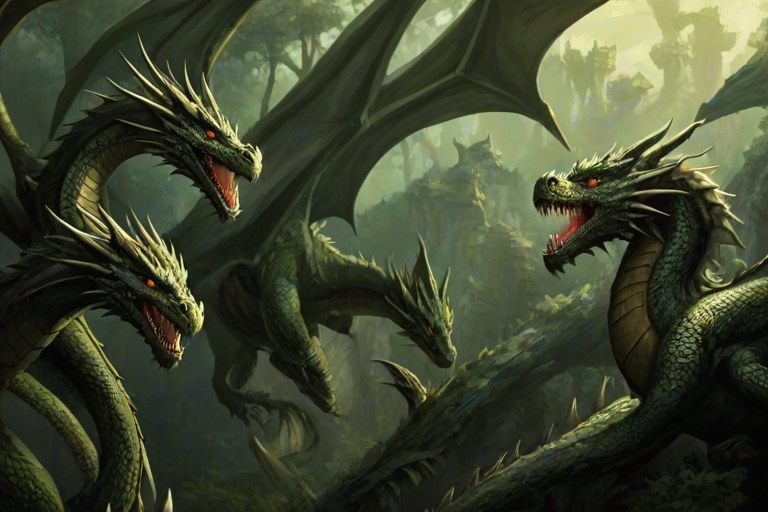 dragons background