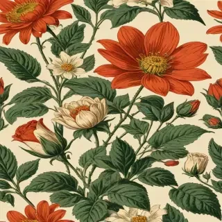 vintage flower illustration