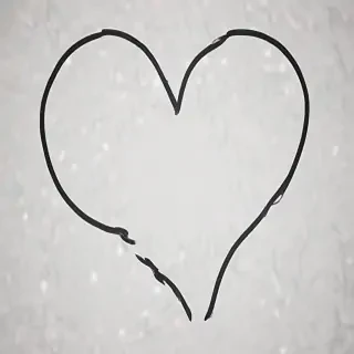 outline heart png