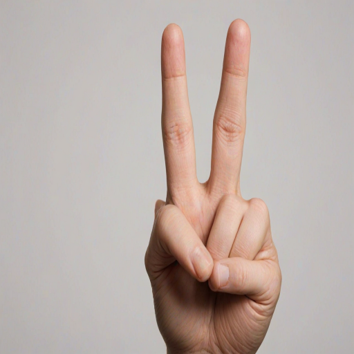 middle finger transparent