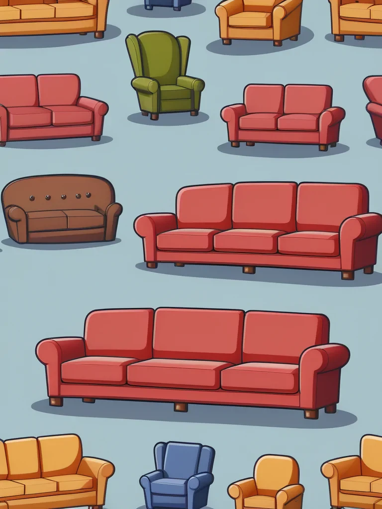 cartoon couch