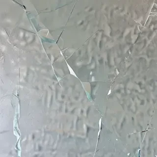 broken glass overlay