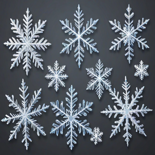 transparent snowflakes png