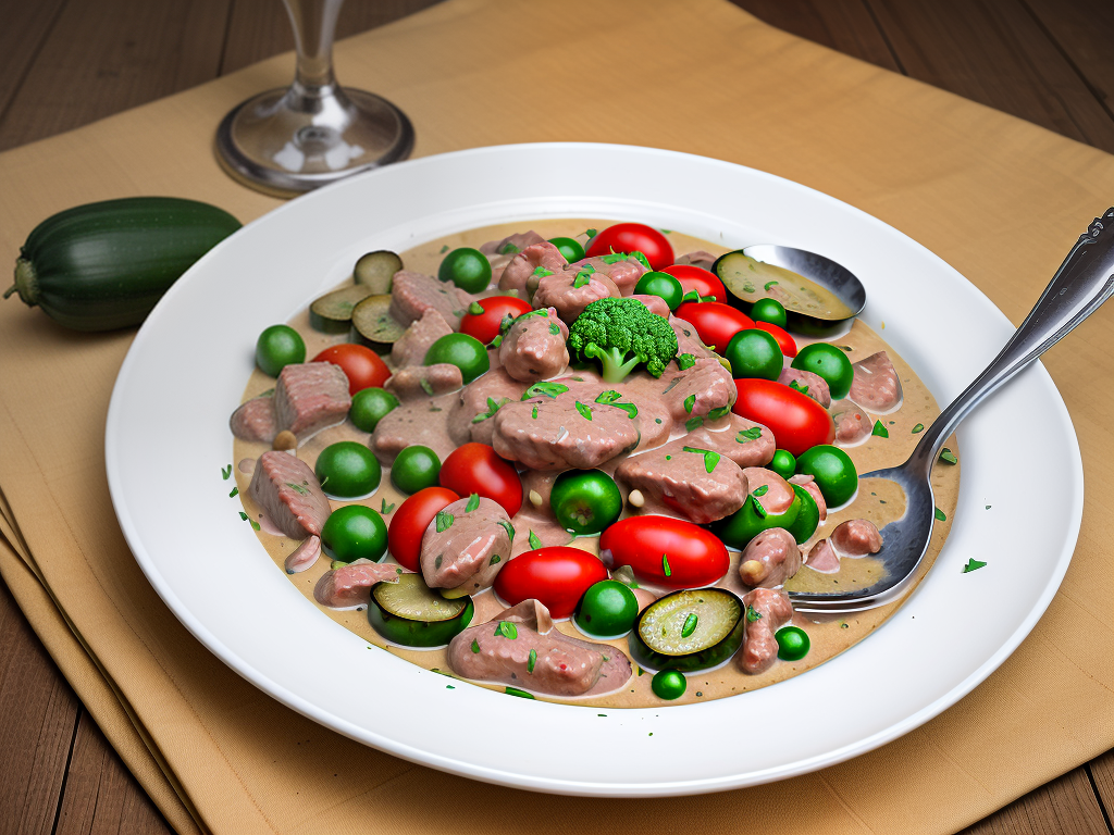 what vegetables to serve with beef stroganoff