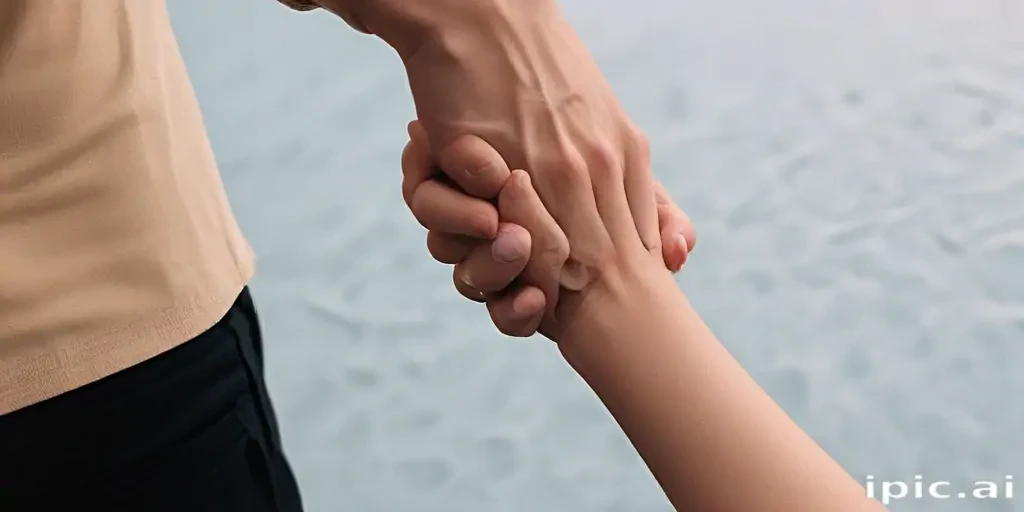 couple holding hands aesthetic