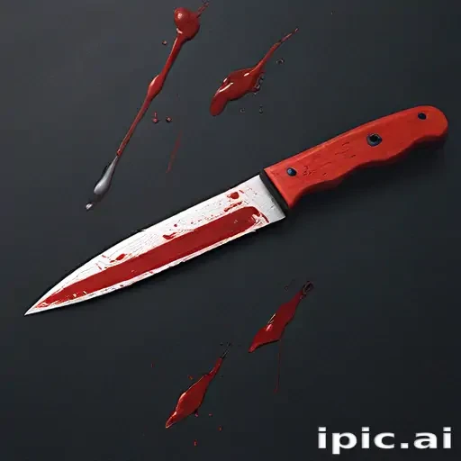 bloody knife aesthetic