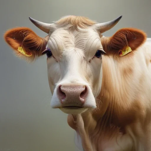 transparent cow