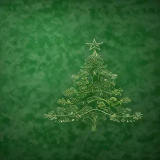 green christmas wallpaper