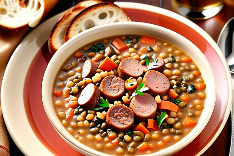 carrabba's lentil soup with sausage recipe