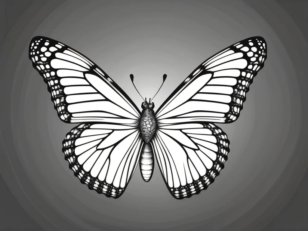 butterfly outline png