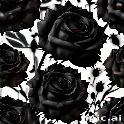 black roses background