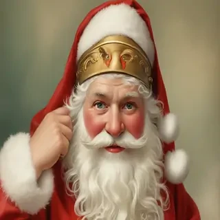 vintage santa images free