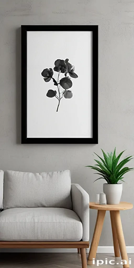 framed art mockup