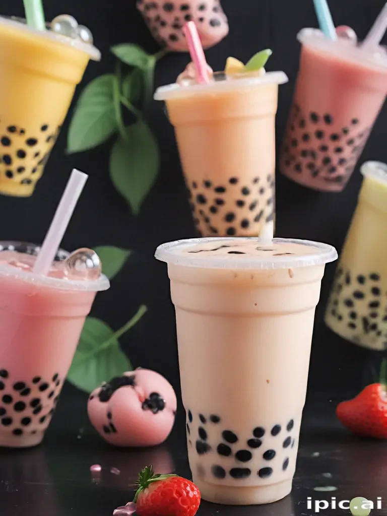 bubble tea wallpaper