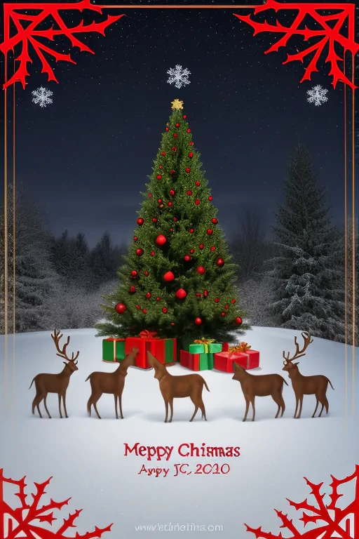 xmas card background