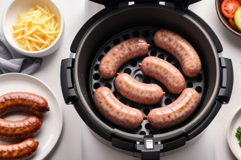 how to cook sausage in the air fryer