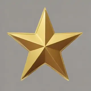 gold star sticker png