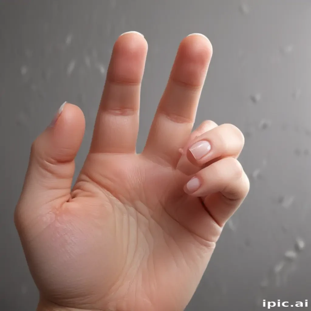 middle finger transparent