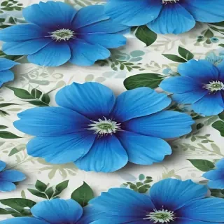 background blue flower wallpaper