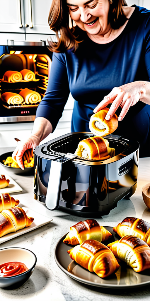 sister schubert rolls in air fryer