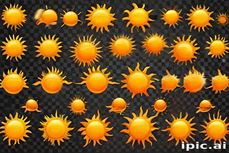 sun clipart transparent background