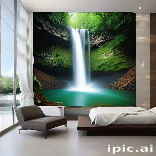 water fall wall paper
