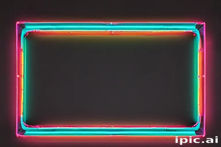 neon frame
