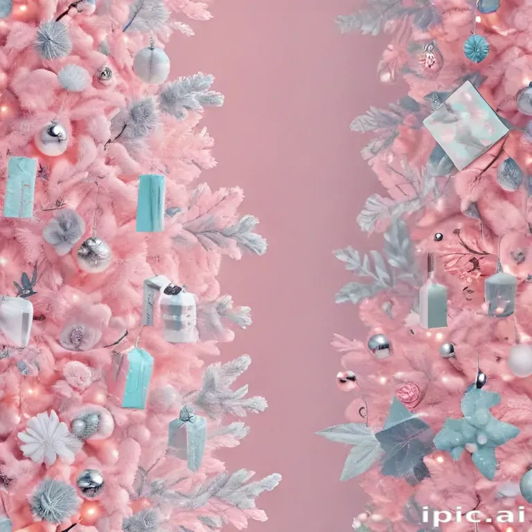 pastel aesthetic christmas wallpaper