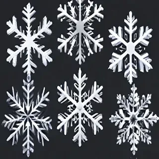 free snowflake clip art