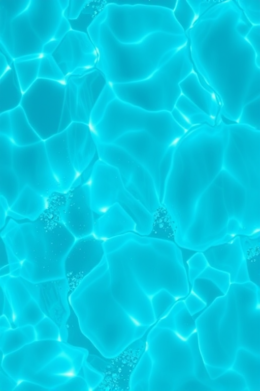 Generate a high-resolution abstract water texture with vibrant turquoise hues, soft wave patterns, taken with a Canon EOS R5, 50mm lens, f/2.8 aperture, ISO 100, natural light, shot from a top-down perspective for enhanced depth and clarity.