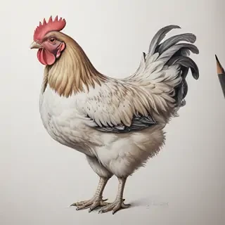 chicken drawing