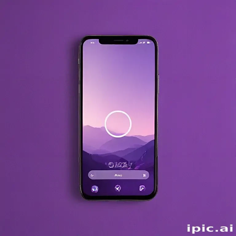 purple lockscreen
