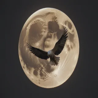 moon frawing