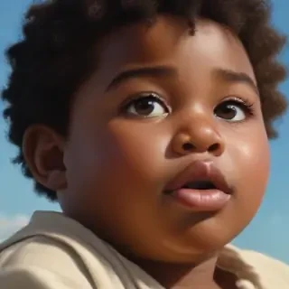 fat black kid