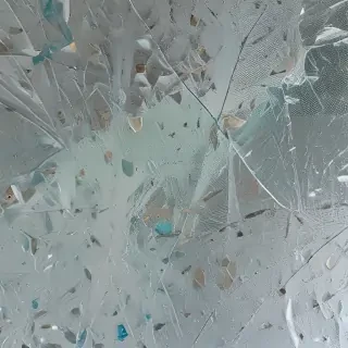 broken glass overlay