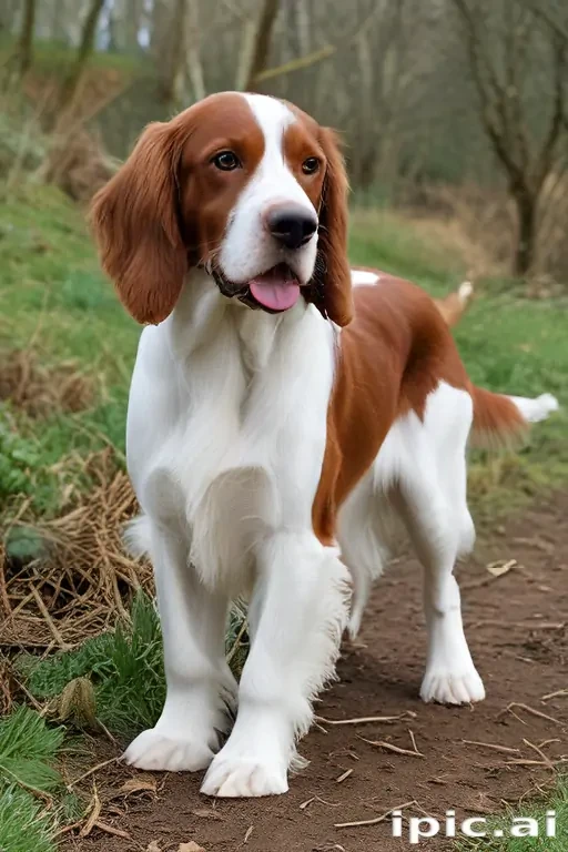 irish red and white setter