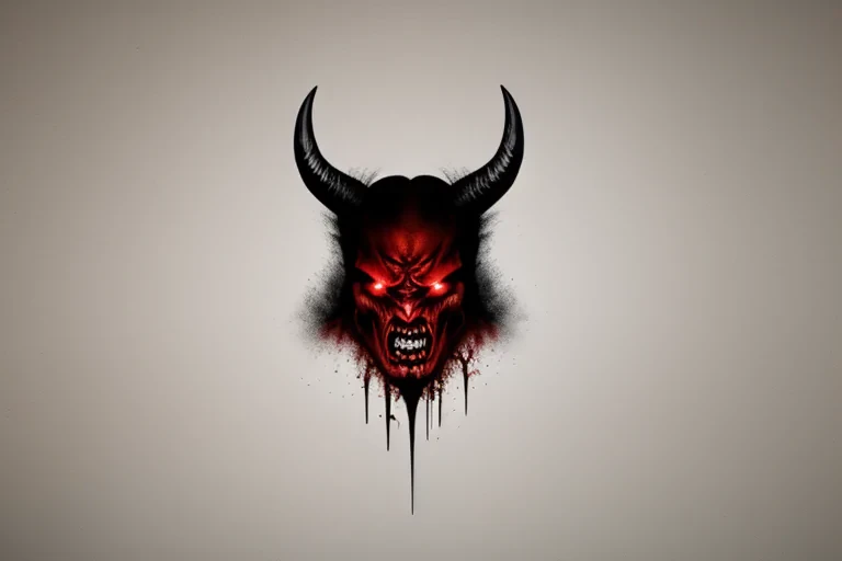 wallpaper of the devil