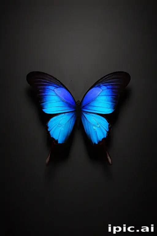black background with blue