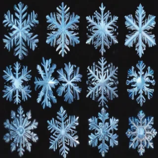 snowflakes clipart transparent background