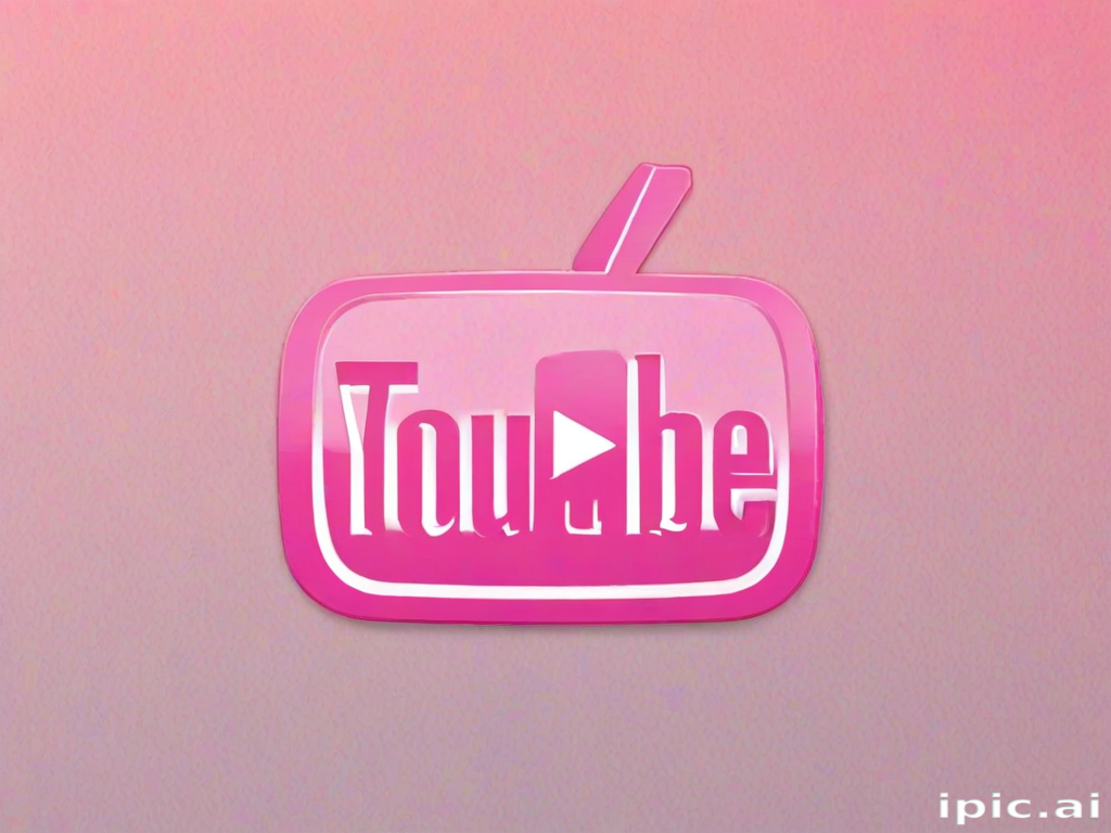 pink youtube logo
