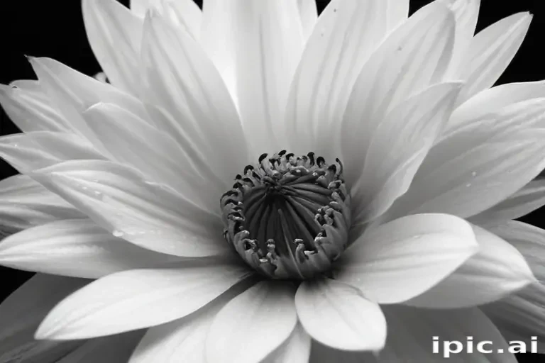 flower images black and white